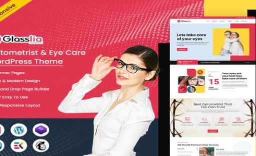 Glasslia - Optometrist & Eye Care WordPress Theme License Key
