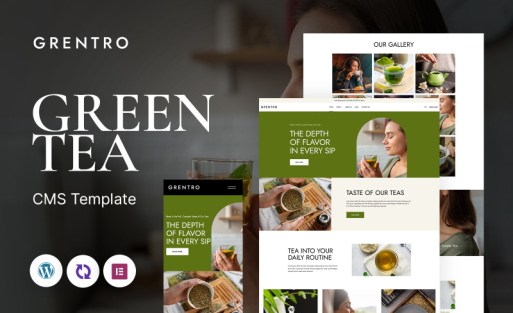 Grentro - Green Tea Store Multipurpose Responsive WordPress Theme