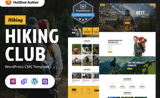 Hiking - Trekking And Mountain Travel WordPress Responsive Theme