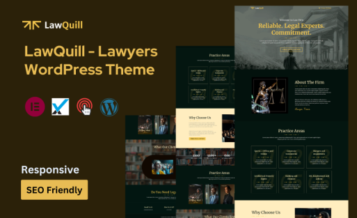 LawQuill - Lawyers WordPress Theme