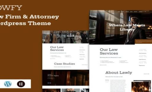 Lowfy - Law Firm & Attorney Wordpress Theme Original License Key Activation