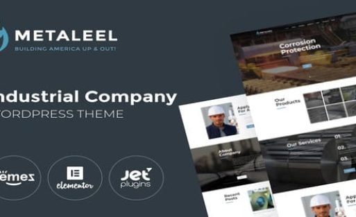 Mataleel - Industrial Company WordPress Theme License Key
