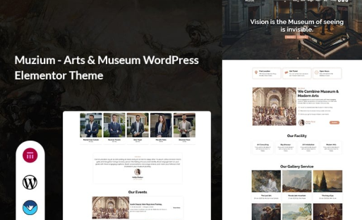 Muzium - Arts & Museum WordPress Elementor Theme