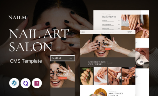 Nailm WordPress Theme A Unique Nail Art Experience