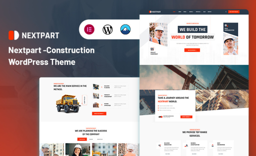 Nextpart - Construction WordPress Theme
