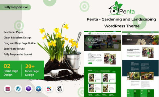 Penta - Gardening and Landscaping WordPress Theme