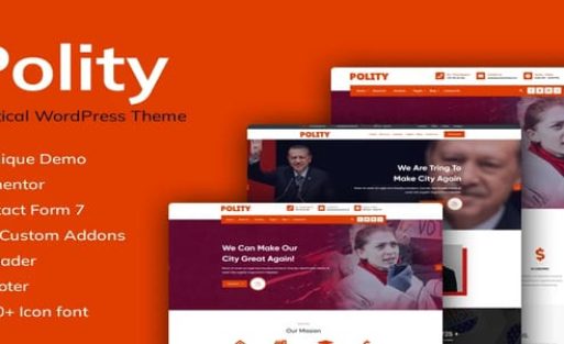 Polity - Political WordPress Theme Original License Key Activation