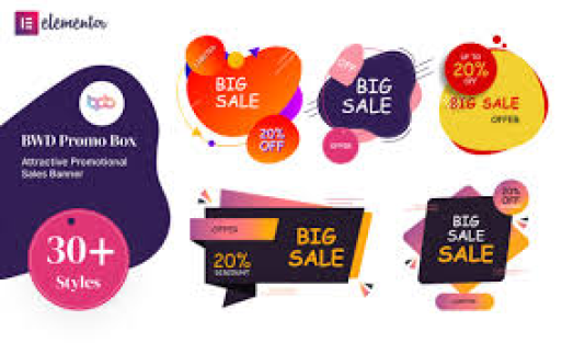 Promo Box WordPress Plugin For Elementor