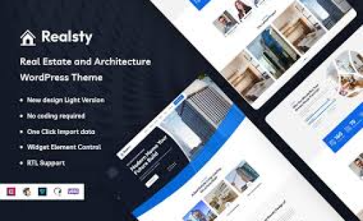 Realsty - Real Estate and Architecture WordPress Theme