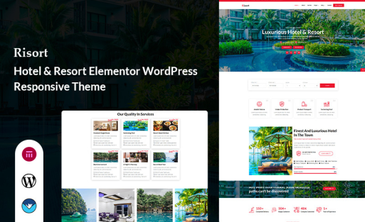 Risort - Hotel & Resort Elementor WordPress Theme