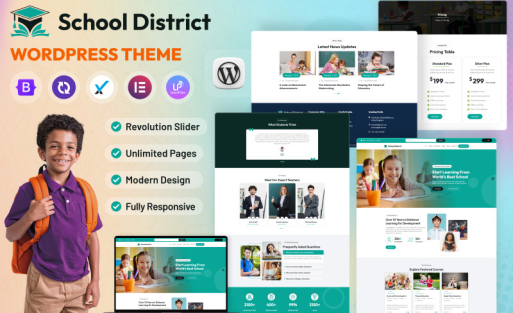 School District Elementor WordPress Theme