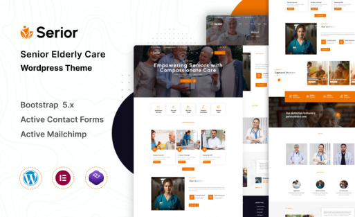 Serior - Senior Elderly Care WordPress Theme