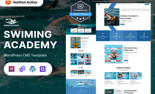 Swim School - Swimming School & Training WordPress Elementor Theme
