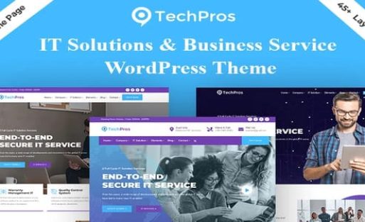 Techpros - Technology & Business Service WordPress Theme Original License Key Activation