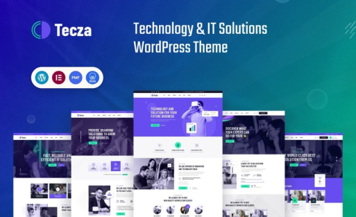 Tecza – Technology IT Solutions WordPress Theme