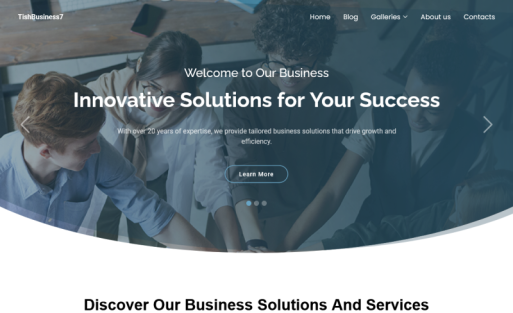 TishBusiness7 – Corporate WordPress Theme