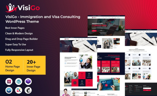 Visigo - Immigration and Visa Consulting WordPress Theme