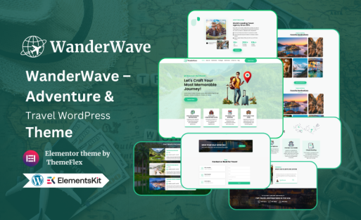 WanderWave – Adventure & Travel WordPress Theme
